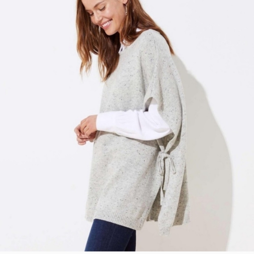 Loft poncho sweater size m/L  NWT